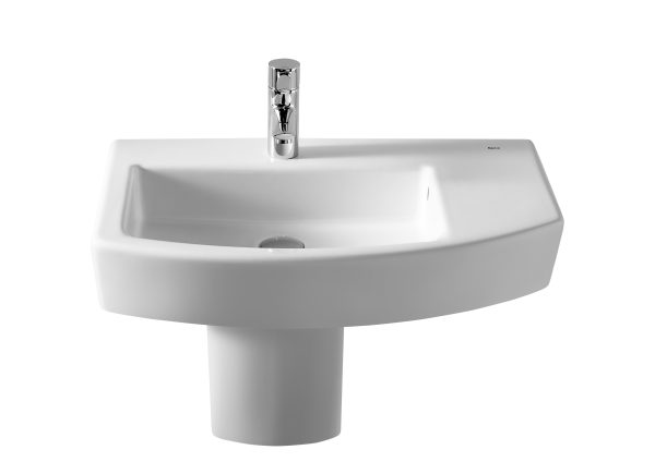HALL - Lavabo mural ou à poser en porcelaine – Image 3
