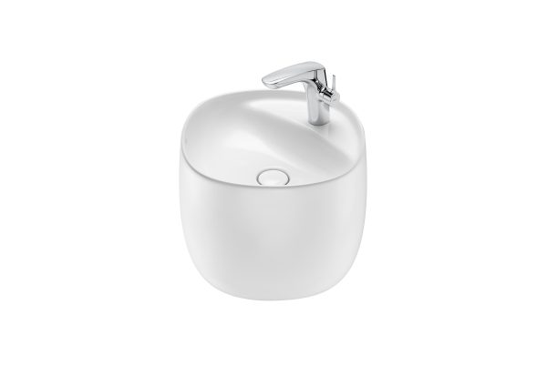 BEYOND- Lavabo avec semi colonne
