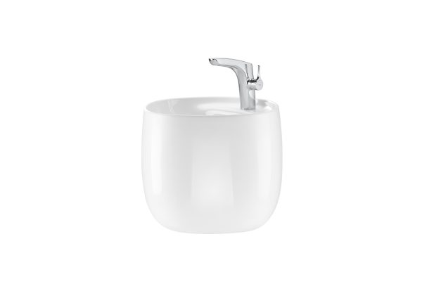 BEYOND- Lavabo avec semi colonne – Image 3